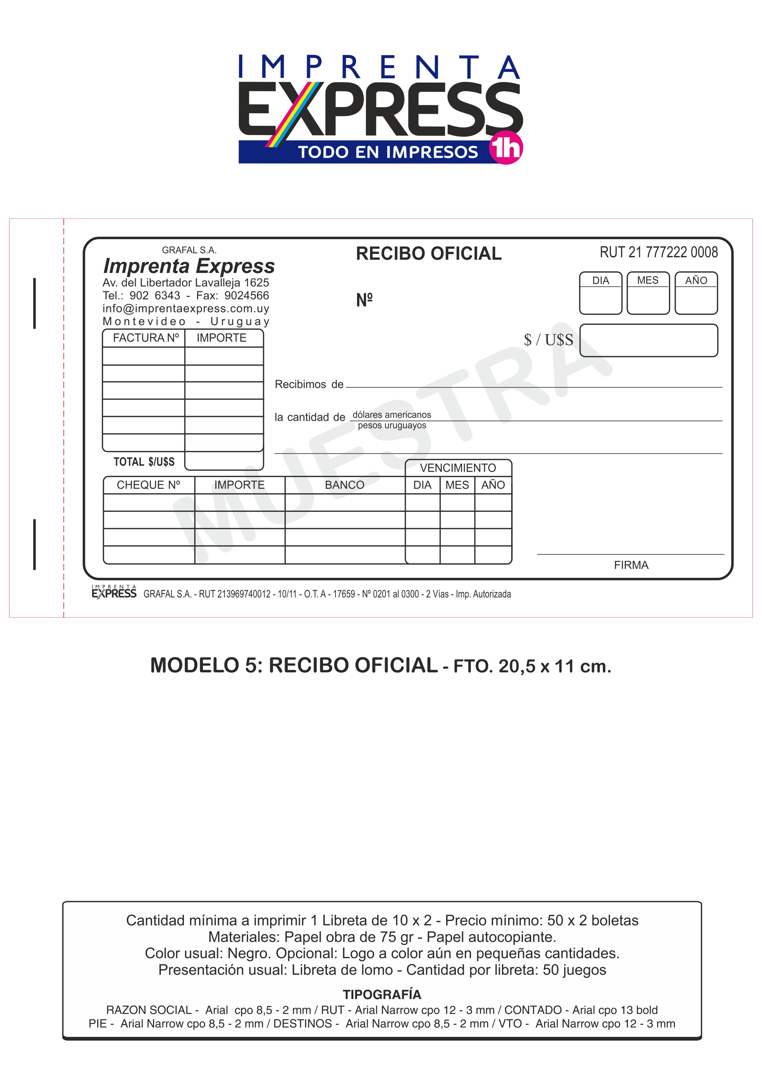 Modelo Recibo Imprenta Express Formato De Pago Honorarios Actualizado My Xxx Hot Girl 5710